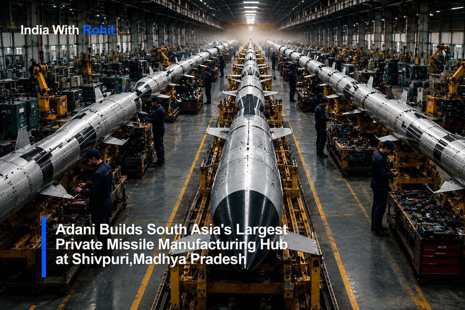 Adani Builds South Asia's Largest Private Missile Manufacturing Hub at Shivpuri, Madhya Pradesh